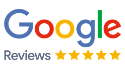 Ryze Roofing 5-Star Google Reviews badge.